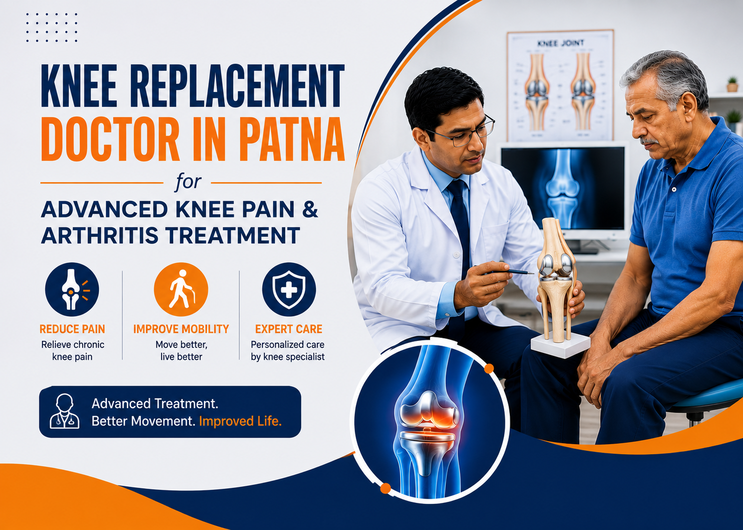 Knee Replacement Doctor in Patna | Knee Pain & Arthritis Treatment